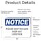 Signmission Please Shut The Gate Keep Out Livestock OSHA Notice Sign, Vinyl Decal, 5in W x 3.5in L, 2PK OS-2PACK-NS-D-35-L-17591 - alternate 6